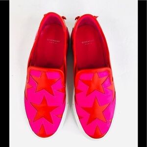 GIVENCHY Star Print Skate Stretch Fashion Sneakers